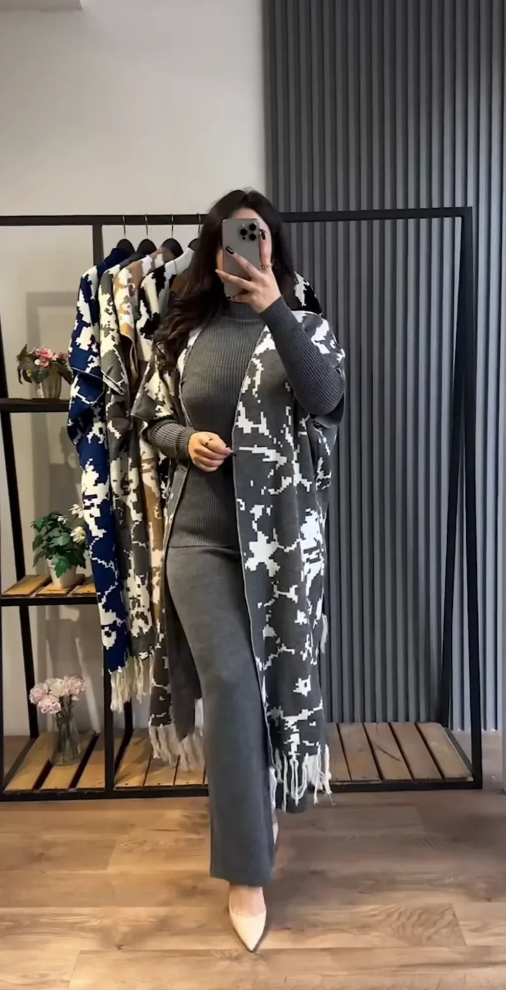 Capshawl printed 3PC-Set