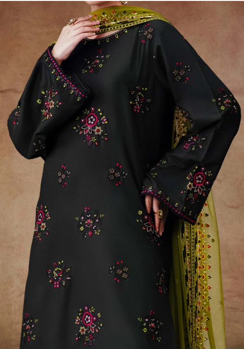 Allure Embroidered Stitched 3PC