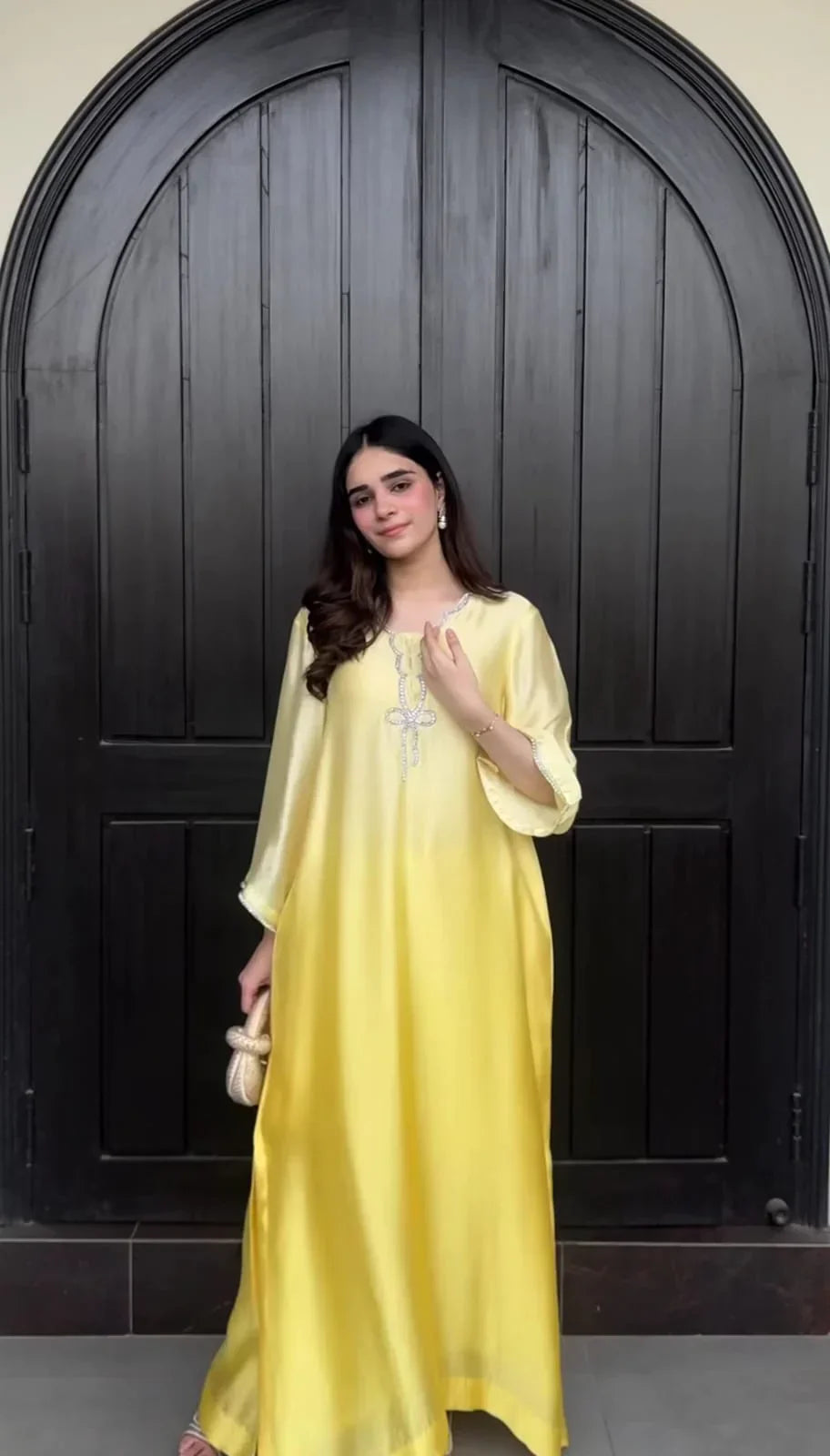 Coco silk embroidered 2pc