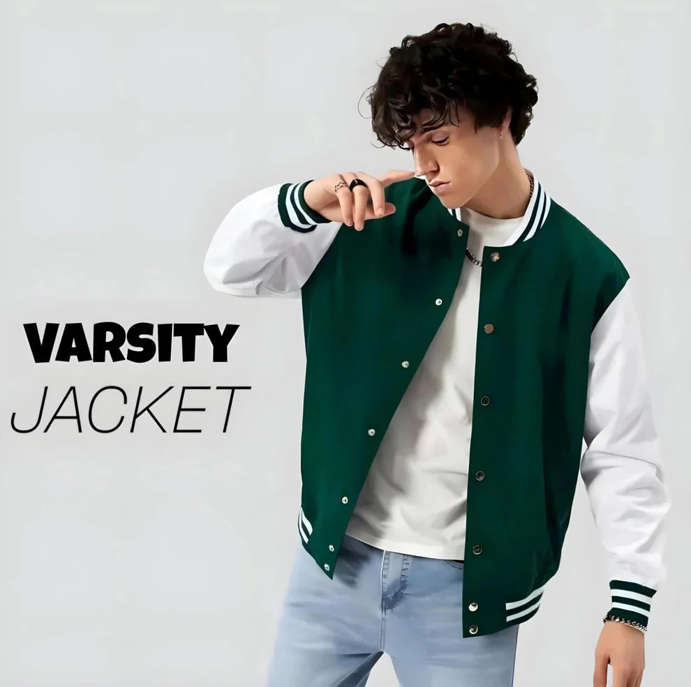 Men’s Classic Latterman Varsity Jacket